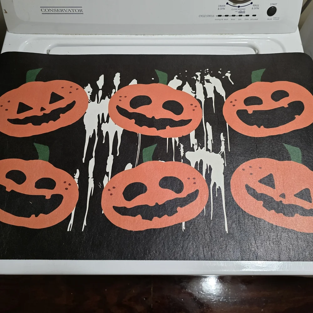 Halloween Pumpkin Bath Mat